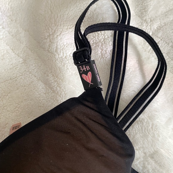 NWT Victorias Secret. Black Lightly lined Bra. 34B - Picture 2 of 4